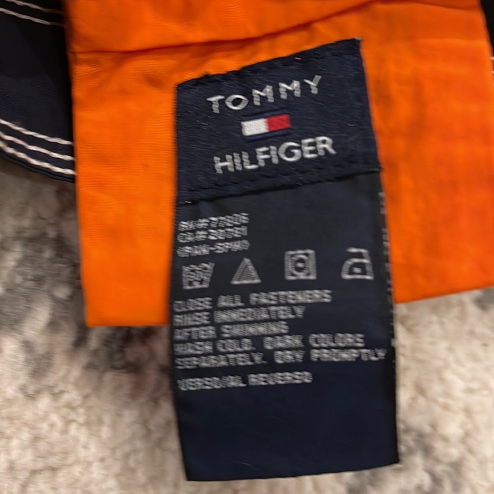 TOMMY HILFIGER Orange Swim Trunks Lined Size XL - Picture 6 of 6